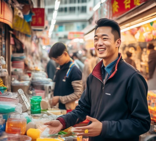 义乌商贸城，服务员会说五国语言，服务暖人心，助推全球商贸交流