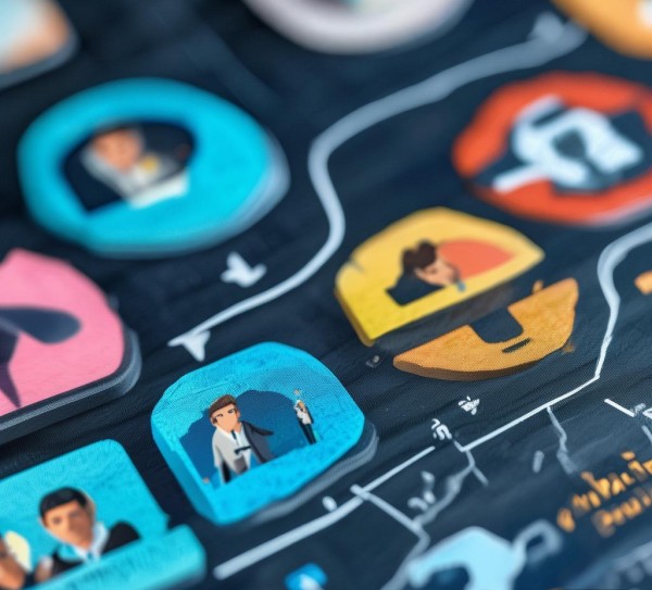 商贸人员架构设计案例图，优化组织效能的实践路径与视觉解析